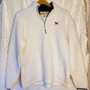 PINK Sherpa Quarter Zip